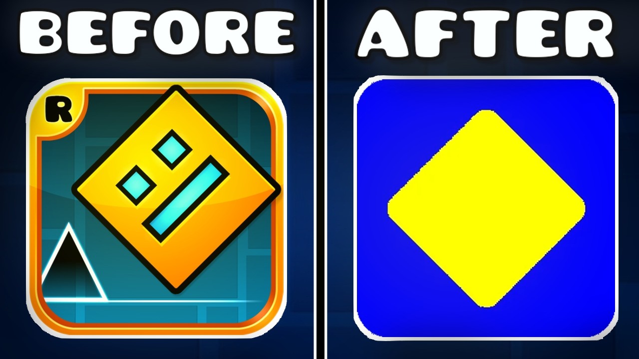 They Simplified The Geometry Dash Logo 💀