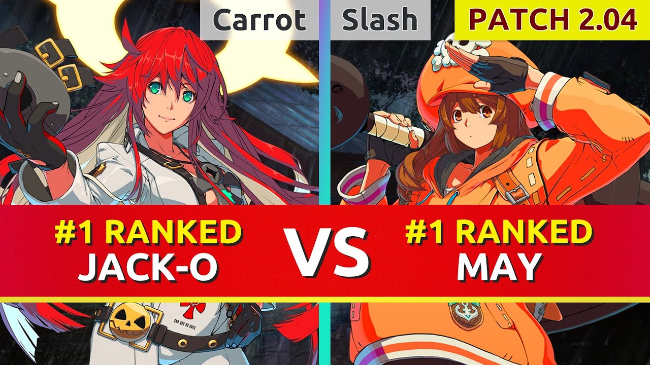 GGST ▰ Carrot (#1 Ranked Jack-O) vs Slash (#1 Ranked May). Guilty Gear Strive