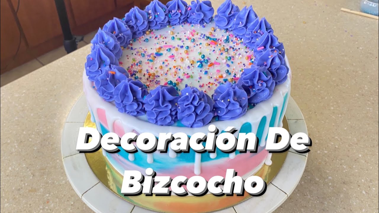 Decoración De Un Bizcocho De Cumpleaños
