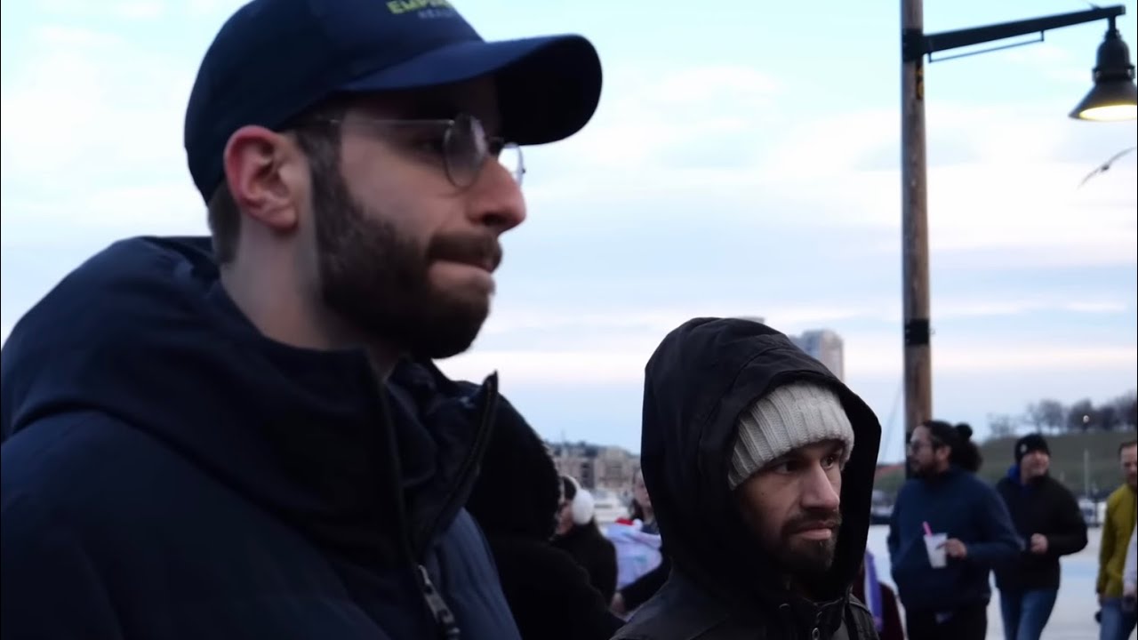 Wanna Be Jew Gets Punched In His Fat Nose With THE HOLY BOOKS!! 