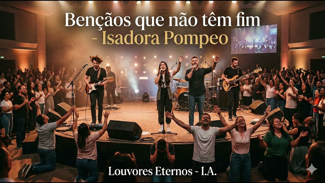 Bençaos que nao tem fim - Isadora Pompeo  #groove #gospelmusic #worship #rockgospel  #harpacrista