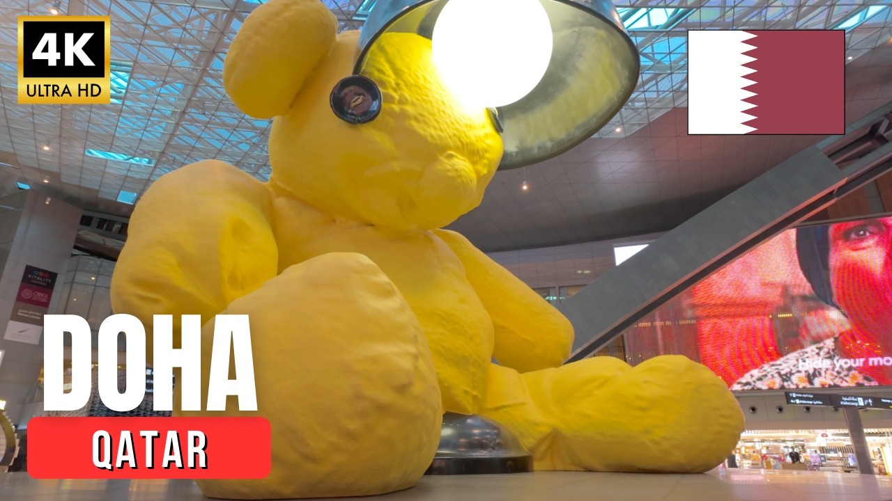 Hamad International Airport, Doha, Qatar | Walking 4K | 2026