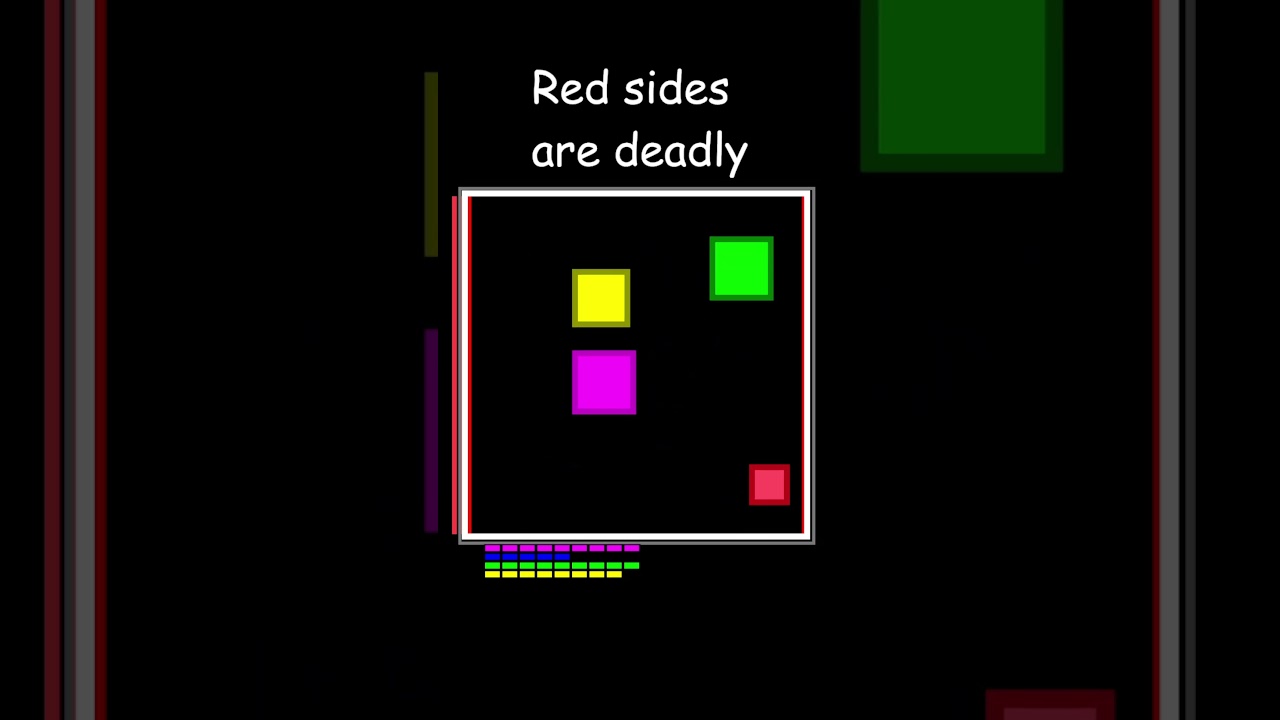 More squares enter the arena #satisfying #challenge #relaxing #simulation #coding #square  #1v1