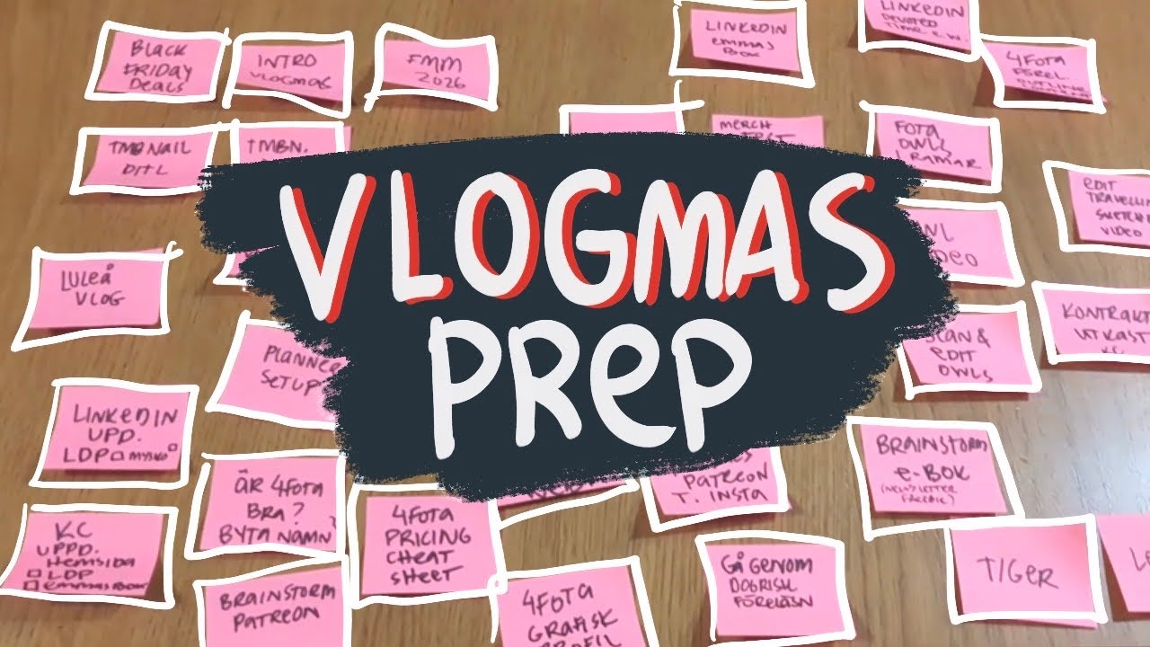 Workday with timestamps & Vlogmas Prep