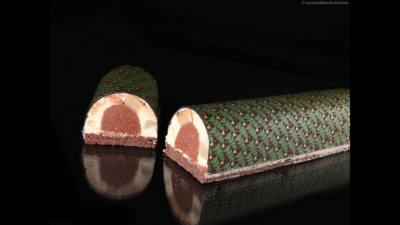 Recette de Bûche de Noël chocolat poire
