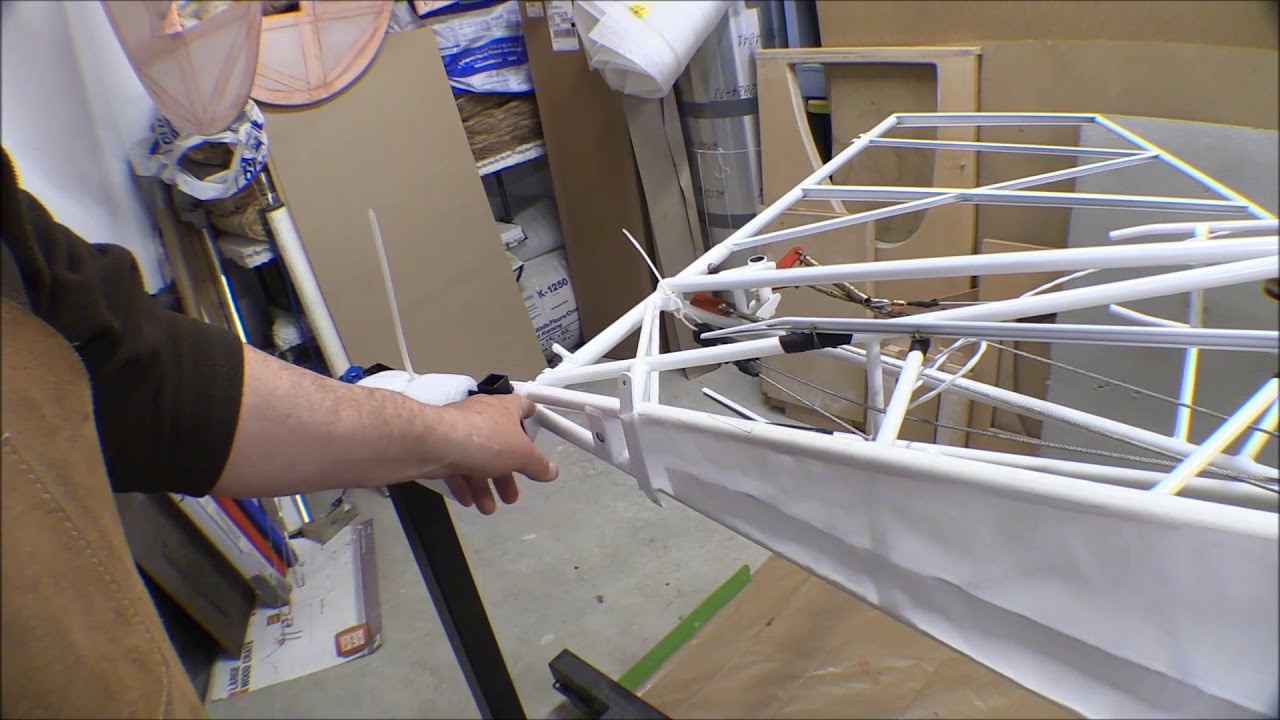 Piper Supercub Widebody refurbishment: start fuselage fabric belly skin