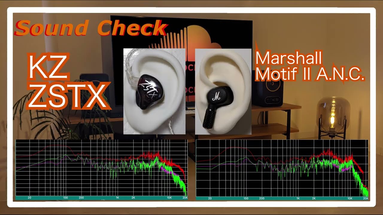 KZ ZSTX vs Marshall Motif II A.N.C.[TWS IEMs Sound Comparison]完全ワイヤレスイヤホン