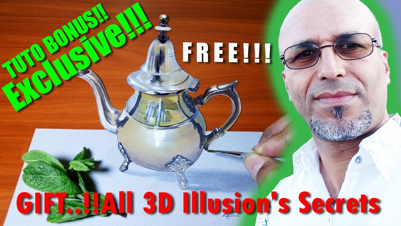 FREE Tuto Bonus About All 3D Illusion's Secrets | Thank You For Your Support