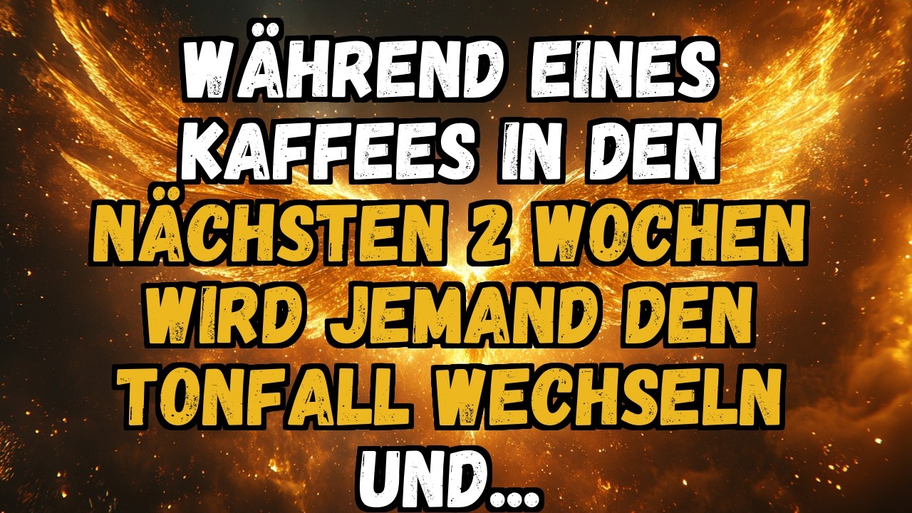 💫✨ WÄHREND EINES KAFFEES IN DEN NÄCHSTEN 2 WOCHEN WIRD JEMAND DEN TONFALL WECHSELN UND...