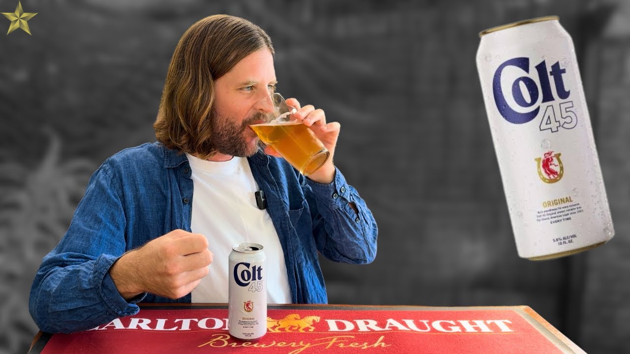 Drinking Colt 45 Malt Liquor for the first time ever!