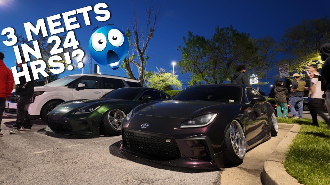 TAKING MY CAMBERED OUT GR86 TO 3 MEETS IN ONE DAY!