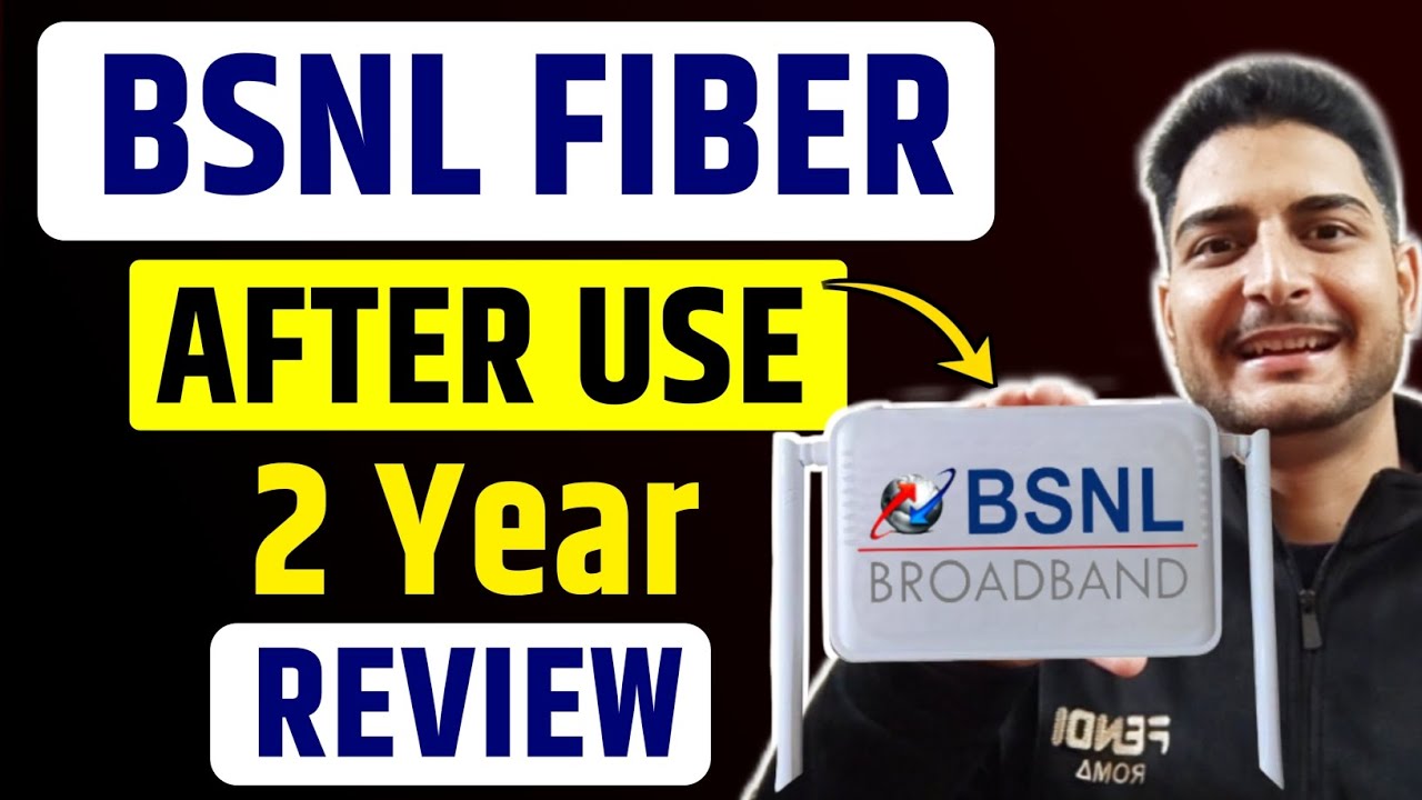 Обзор оптоволокна BSNL | После 2 лет использования | | Тест скорости | План | Обзор широкополосно...