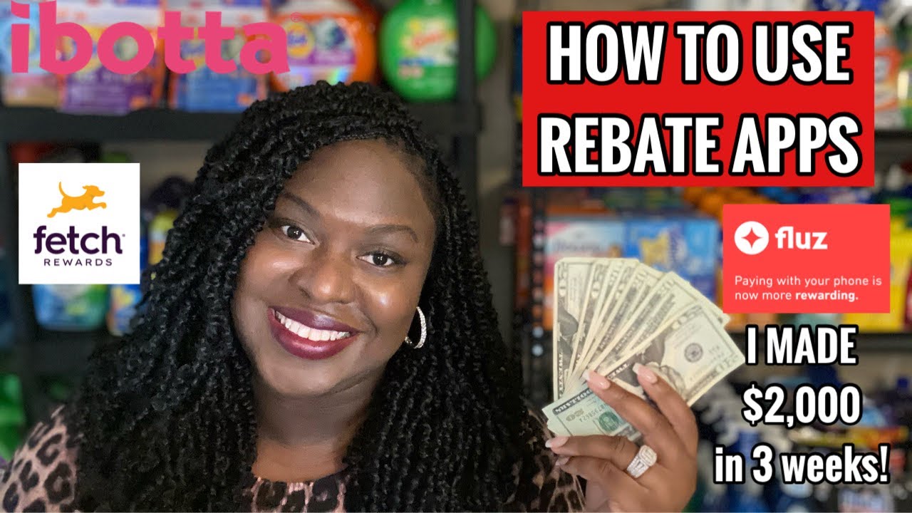 How to Use Rebate Apps | Fetch, Ibotta, & Fluz | Save & Make Money with Your Phone | Couponing 101