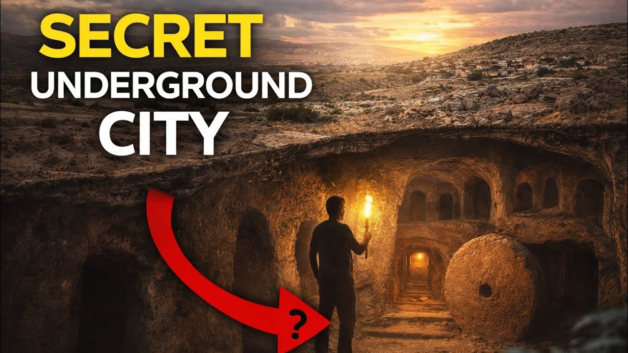 Тайный подземный город, в котором может скрываться 20 000 человек.