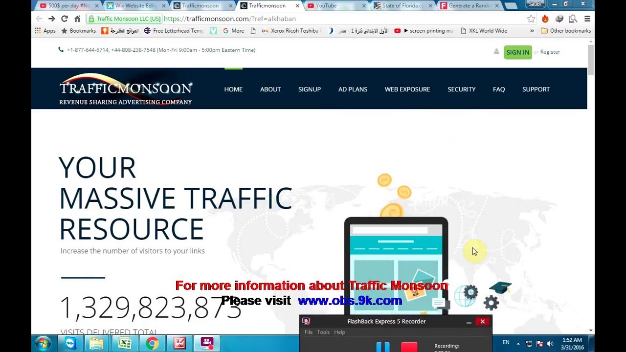 How to Register A Traffic Monsoon Account 2016