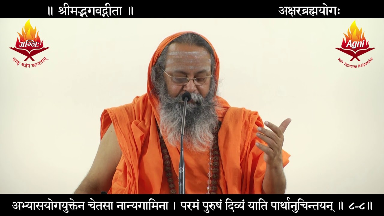 0275 Srimadh Bhagavad Gita 8th Chapter Shlokam - 8