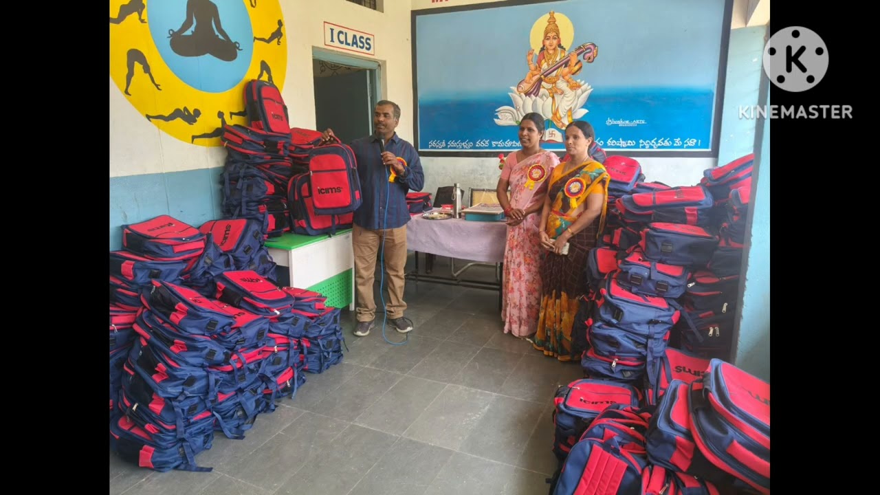 #BAG KITS DONATED BY ICIMS THANKS TO  AKSHYAPATRA FOR RECOGNIZING MPPS BC COLONY BOLLARAM #USEFUL 