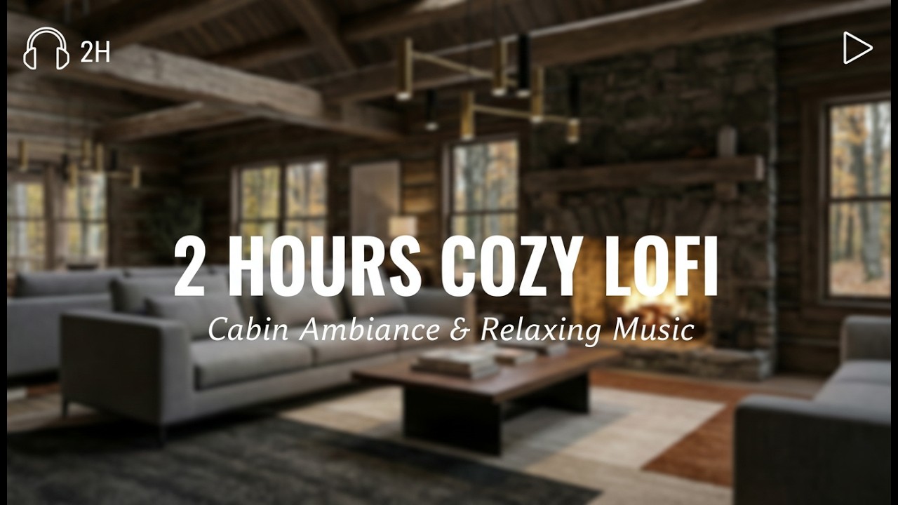 The Safe Place ☁️ Cozy Cabin Ambience & Soft Lofi to Calm Anxiety & Sleep