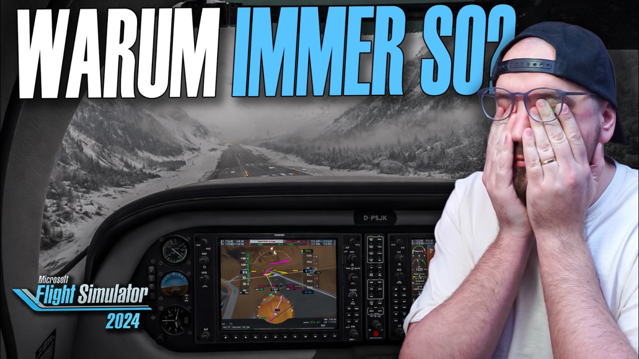 NULL SICHT UND BERGE! IFR Landung möglich? Neues Flugzeug im MSFS 2024 Karriere Modus