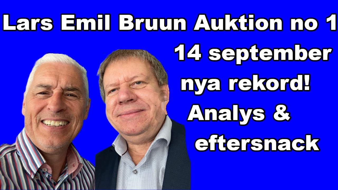 Myntauktion i Köpenhamn - 14 september 2024 - Lars Emil Bruun del 1 med nya fantastiska rekordpriser