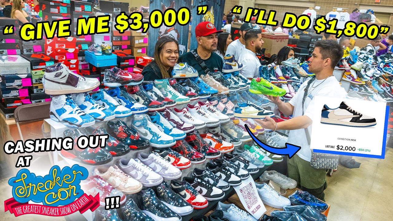 CASHING OUT AT SNEAKERCON SAN ANTONIO 2022! *The Largest Sneaker Event in Texas*