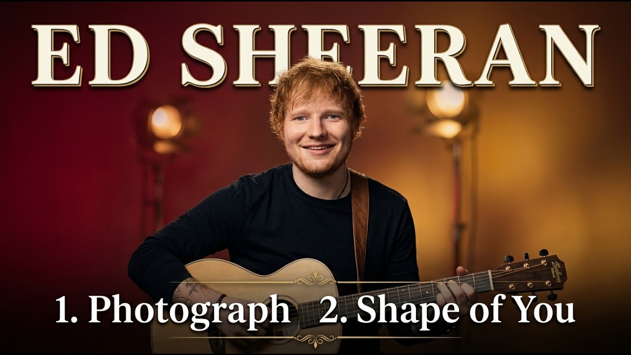 Ed Sheeran Pop Playlist | Photograph + 3 Original Songs + Shape of You
