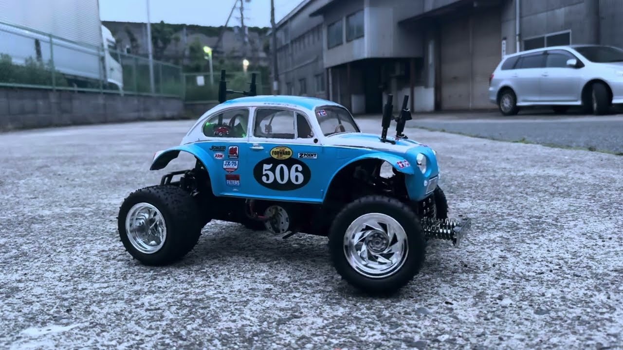 GF-02 スカッシュバン と みんな大好きワーゲンオフローダーボディ 4WS 仕様