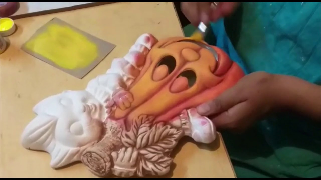 Pintando cerámica / calabaza/ pennyways