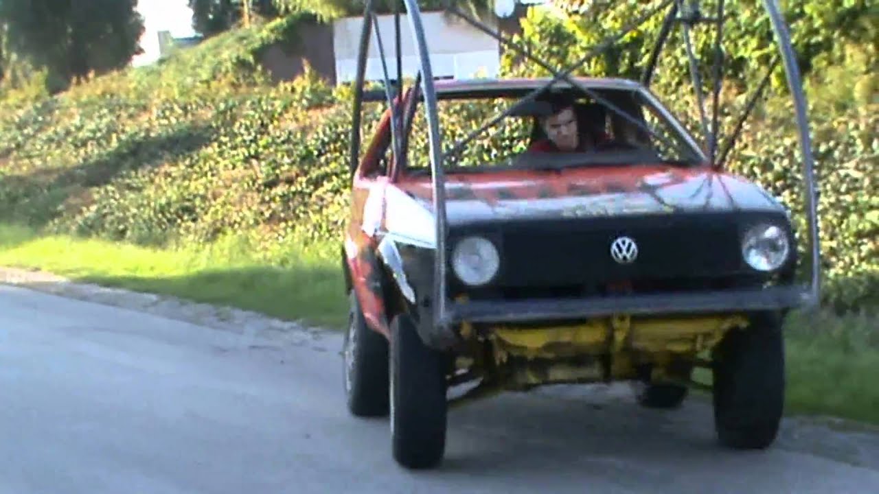 Rollgolf loses windshield