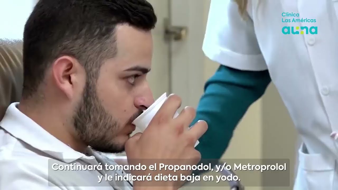 Tratamiento para pacientes con hipertiroidismo unidad de medicina nuclear