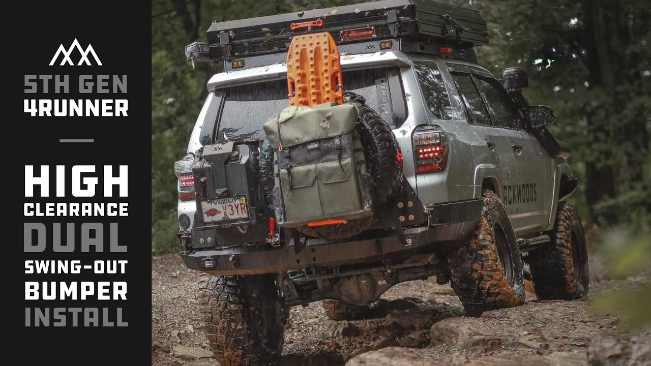 5th Gen 4Runner Hi-Lite Dual Swingout Rear Bumper Install [With Accessories]