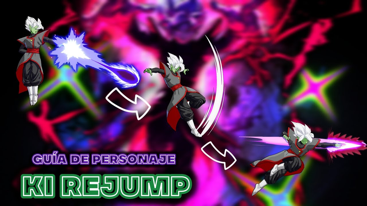 DBFZ 1.42 Zamas - Ki Rejump (Combo guía explicada a detalle)
