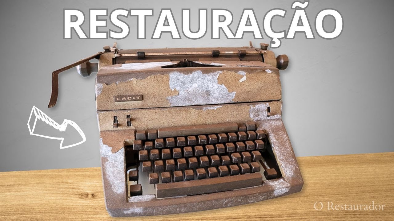 Restauração de uma Antiga Máquina de Escrever da FACIT