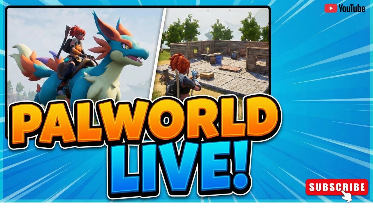 🏹 Playing Palworld LIVE – Catching Legendary Pals & Exploring the World!