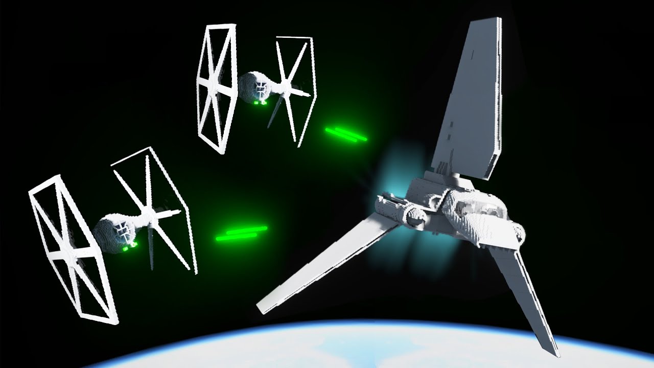 Realistic Imperial Shuttle Crashes 😱 Teardown