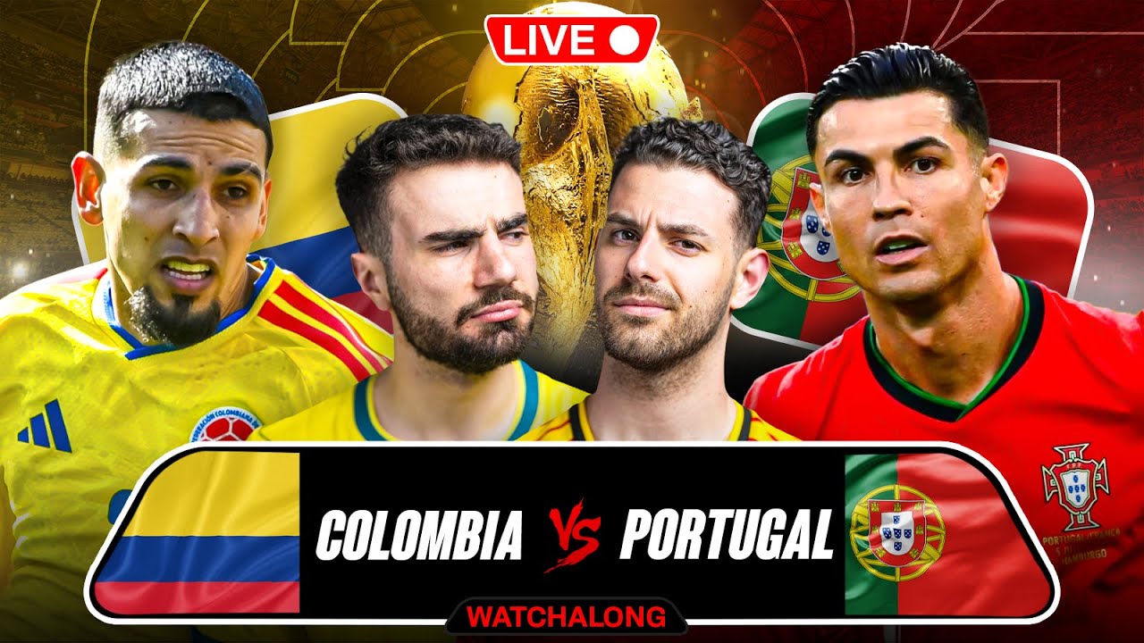 PORTUGAL VS COLOMBIA WORLD CUP LIVE WATCHALONG!