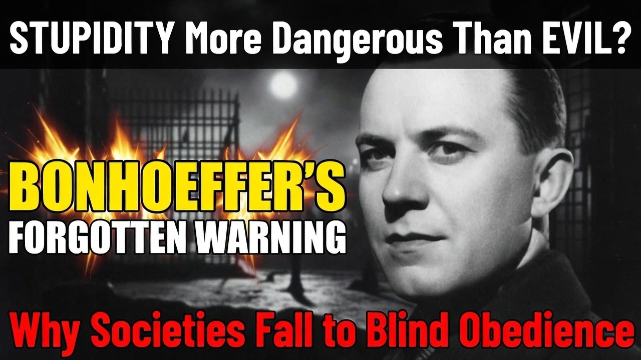 The Terrifying Truth Bonhoeffer Knew: Stupidity Is Deadlier Than Malice!