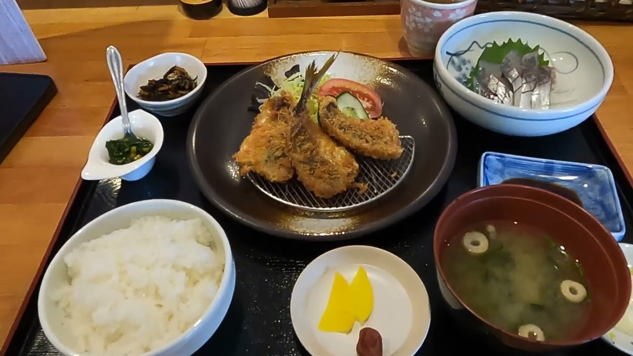 【緊急】長崎県松浦市（きらく）にアジフライをDax125で食べてきました