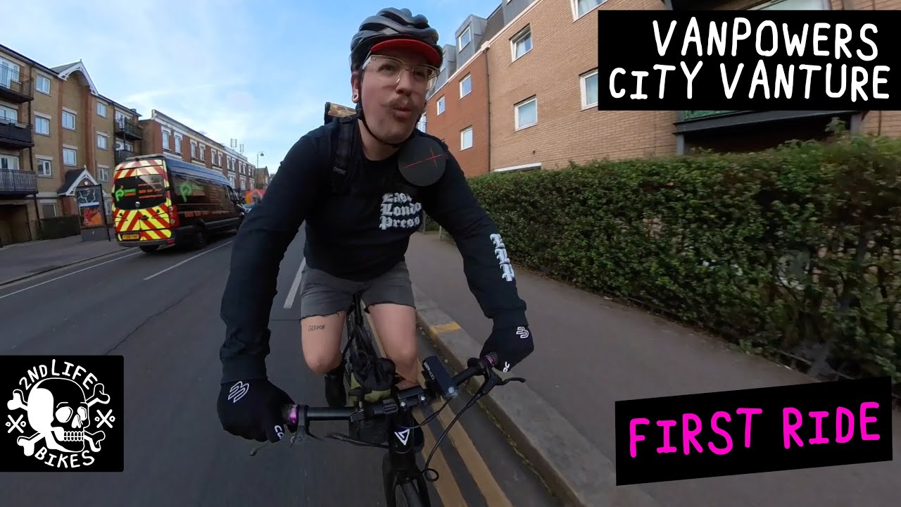 The Lego E-Bike!  Vanpowers City Vanture First Ride