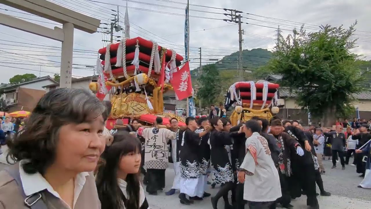 令和6年10月26日（土）新町太鼓台　宇多津秋祭り