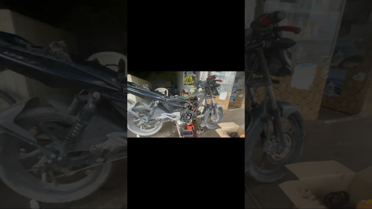 Pulser 135cc smoking pistion install  wall install timing chain install #automobile #engine #trend