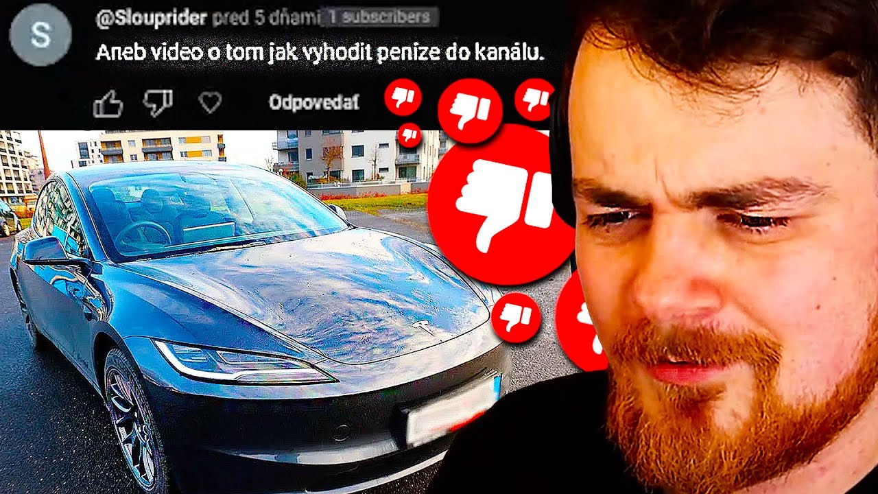 Reagujem na komenty k mojej NOVEJ Tesle!
