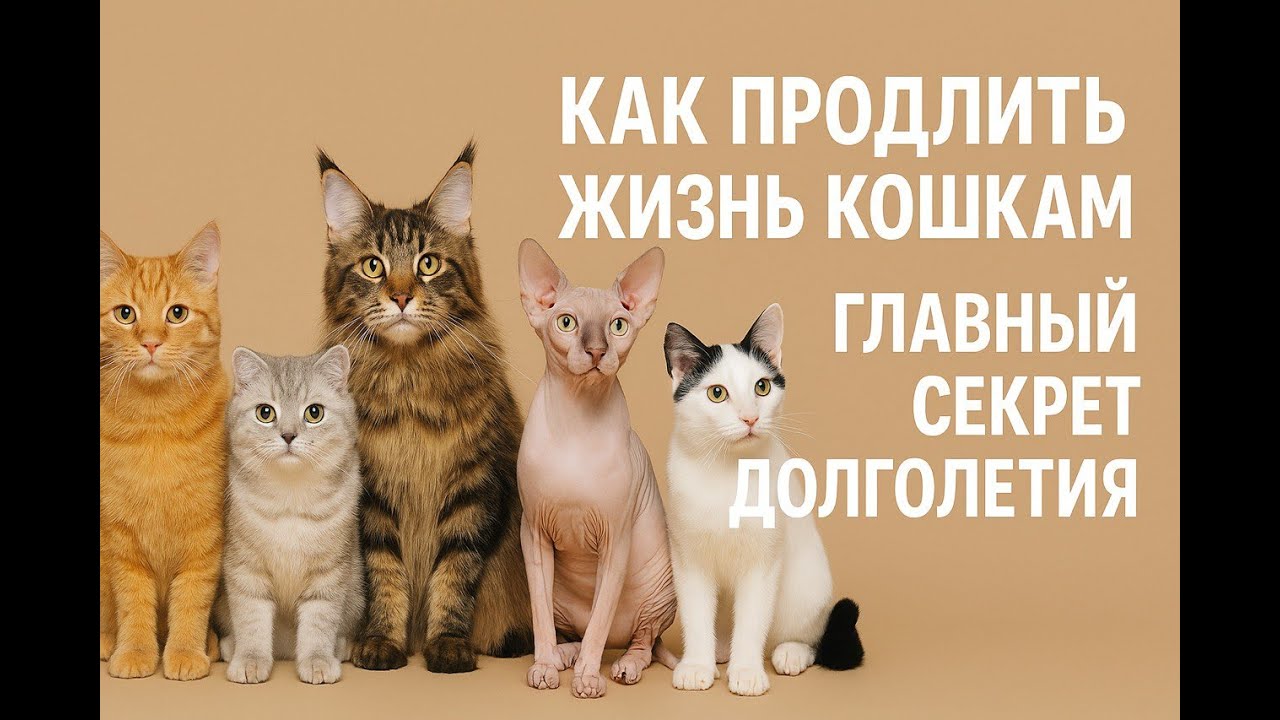 Как кормить кошек, чтобы значительно продлить им жизнь. Главный секрет долголетия кошек.