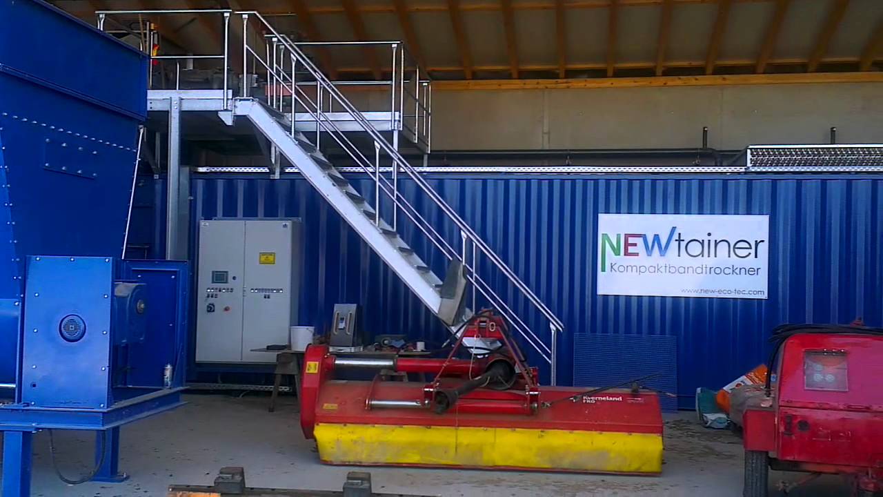Su&scaron;ička firmy New EcoTec-REUS včetně separace, su&scaron;en&iacute; dřevn&iacute; &scaron;těpky a digest&aacute;tu