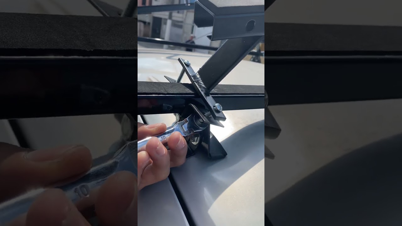 Novidade! Rack porta escadas sem precisar furar, ensinando a instalar