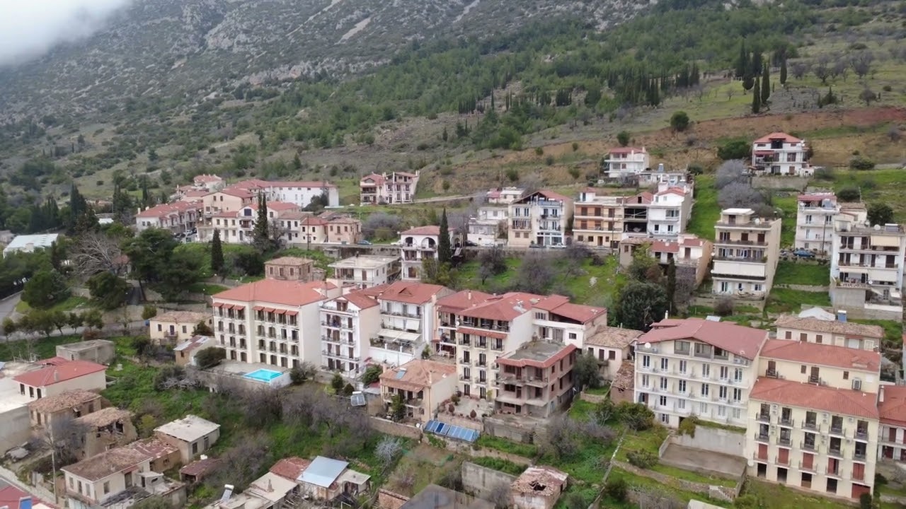 Village of Delphi and archaeological site