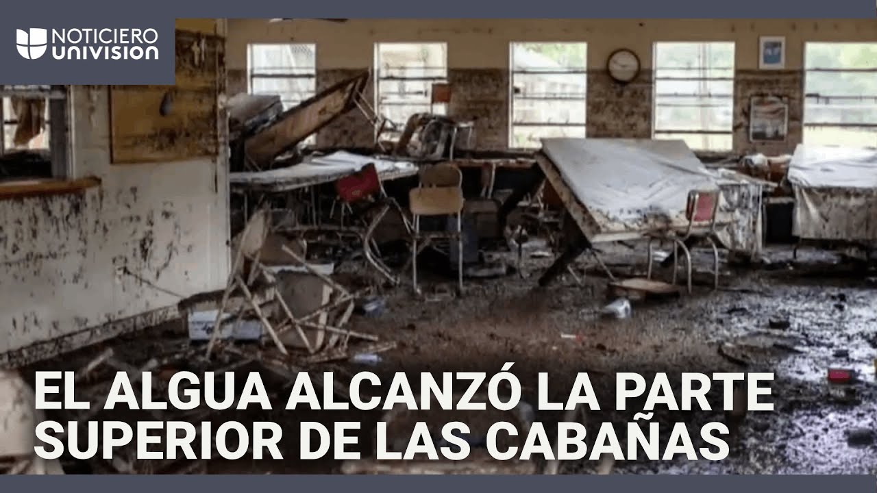 Imágenes de la tragedia: así quedó el campamento de niñas arrasado por las inundaciones en Texas