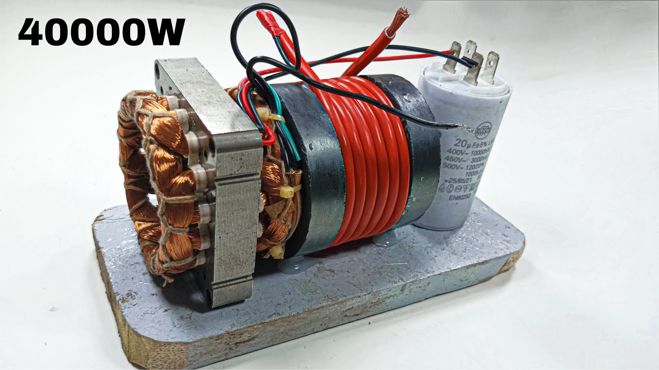 Jak zrobić generator wysokiego napięcia 40000W w domu