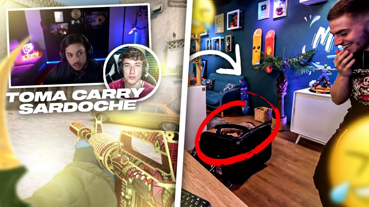 TOMY CARRY SARDOCHE SUR COUNTER STRIKE 💥 AMARU S'EXPLOSE PAR TERRE CHEZ MICHOU 😂 BEST OF JL #59