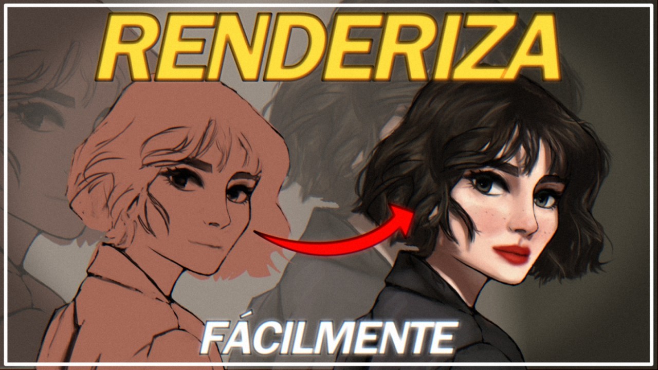 Cómo RENDERIZAR DIBUJOS Paso a Paso | SPEEDPAINT (intento de tutorial)
